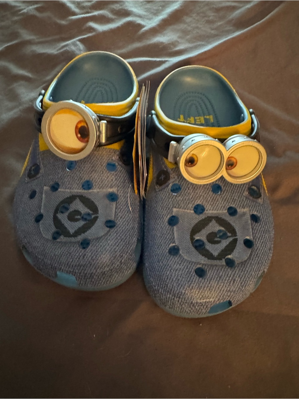 Minions-Themed Blue women’s Crocs Shoes